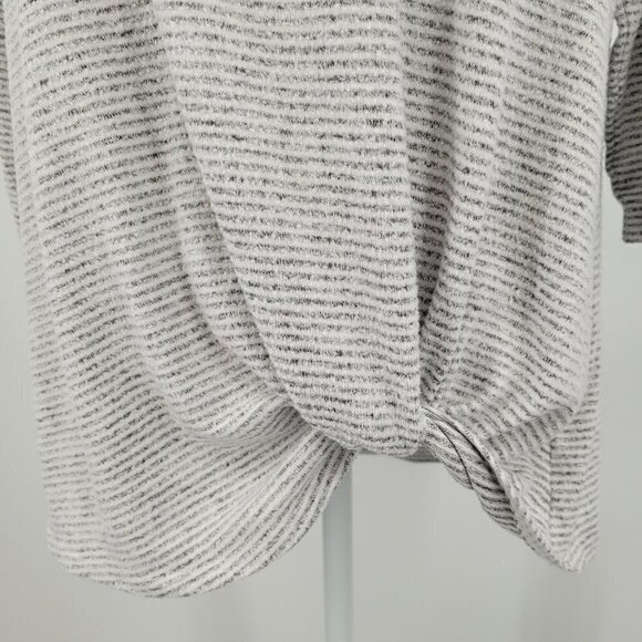 Matty M Extra Soft Stripe Twist Front Top - Picture 4 of 8
